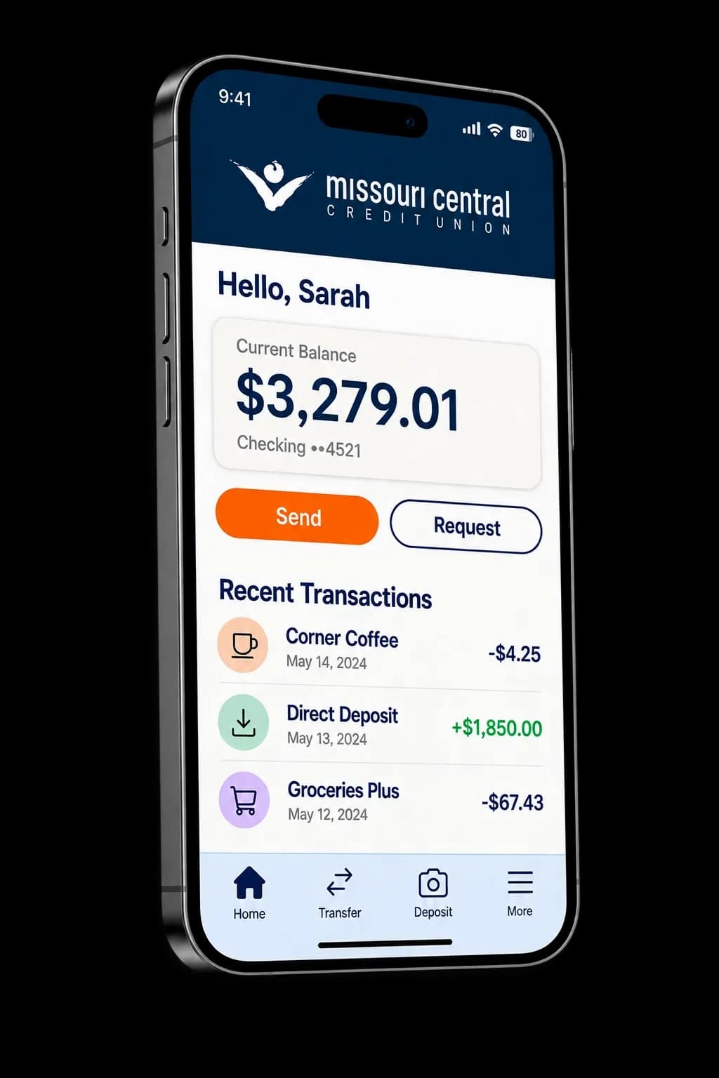 MCCU mobile banking app